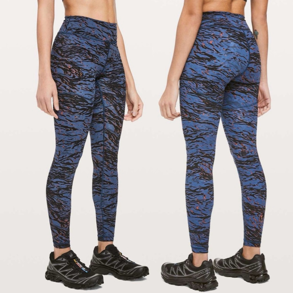 Lululemon Arise Tight Lab 28" Flare Multi sz 4
